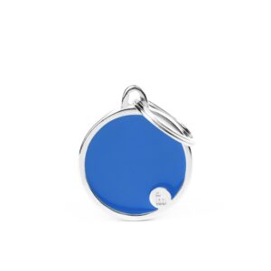 MEDAILLE BASIC HANDMADE MEDIUM CERCLE BLEU