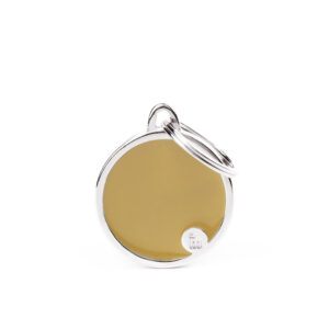 MEDAILLE BASIC HANDMADE MEDIUM CERCLE MARRON