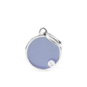 MEDAILLE BASIC HANDMADE MEDIUM CERCLE LILAS