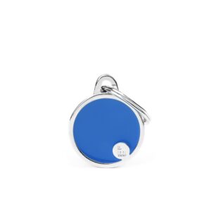 MEDAILLE BASIC HANDMADE PETIT CERCLE BLEU