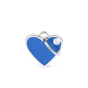 MEDAILLE BASIC HANDMADE PETIT CŒUR BLEU