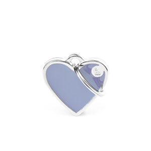 MEDAILLE BASIC HANDMADE PETIT CŒUR LILAS