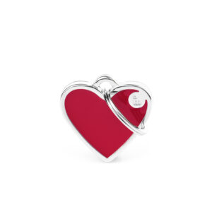 MEDAILLE BASIC HANDMADE PETIT CŒUR ROUGE