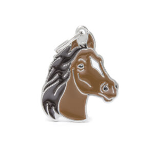 MEDAILLE CHEVAL MARRON